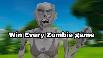 How To Win Every game of Zombies Mode in 1v1.lol