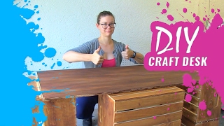 Kate Creates DIY Crafting Desk