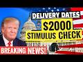 🔥$2000 Stimulus Checks💰SENDING Out Immediately IF...?🎉Social Security MARCH Pay📈 SSI,SSDI✅