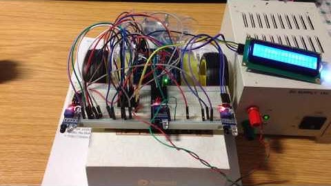 Test IR sensor + DC motors + LCD with I2C - Arduino