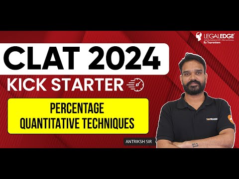 Basics of Percentage for Data Interpretation | Quantitative Techniques | LegalEdge