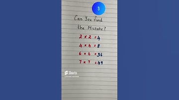 🤔 Can you find the Mistake ? #shorts #homenlearnmath