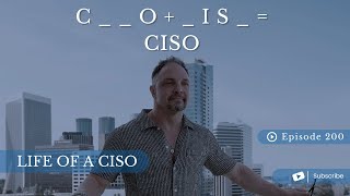 C _ _ O   _ I S _ = CISO