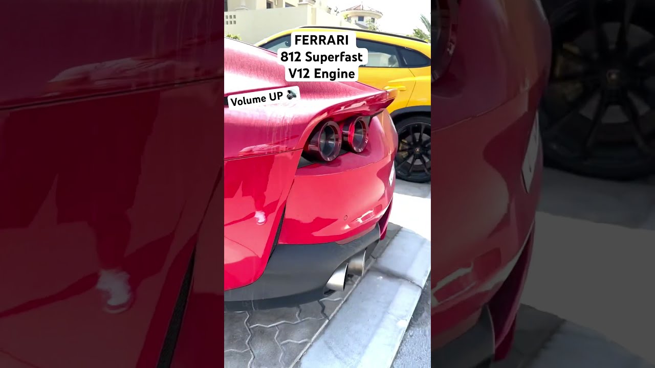 Ferrari 812 Superfast V12 Engine Sound Mroverpaid