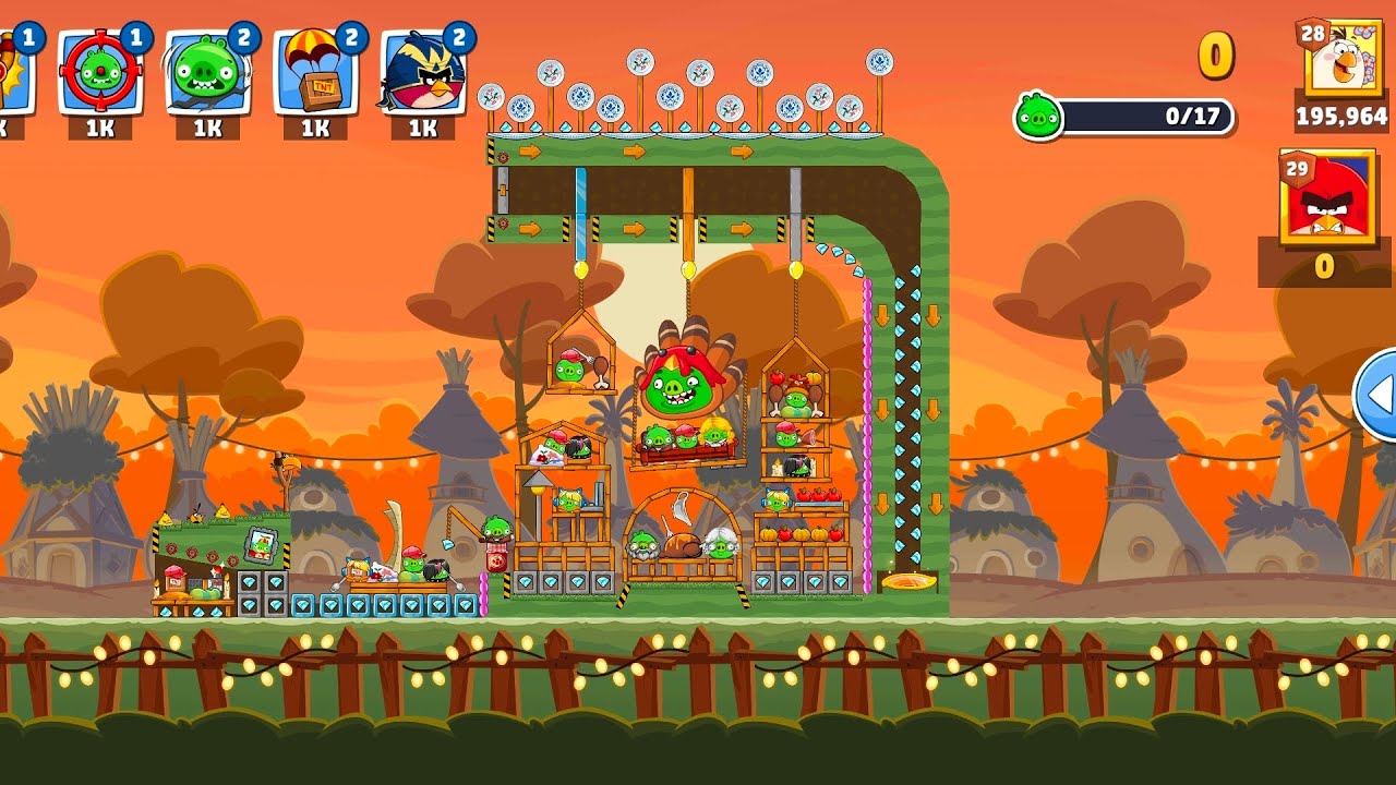 Level 5-6 – Angry Birds Friends No Power-Up Challenge (T-1655) | 3 Stars Gameplay – Nov 27