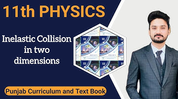 Inelastic collision in two dimensions | PCTB | New book | class 11 physics | physics ka safar 