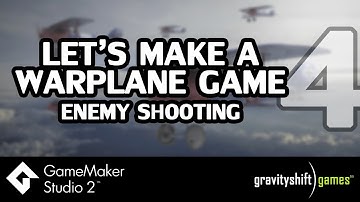 Make a Warplane Game - Enemy Shooting - GameMaker Studio 2