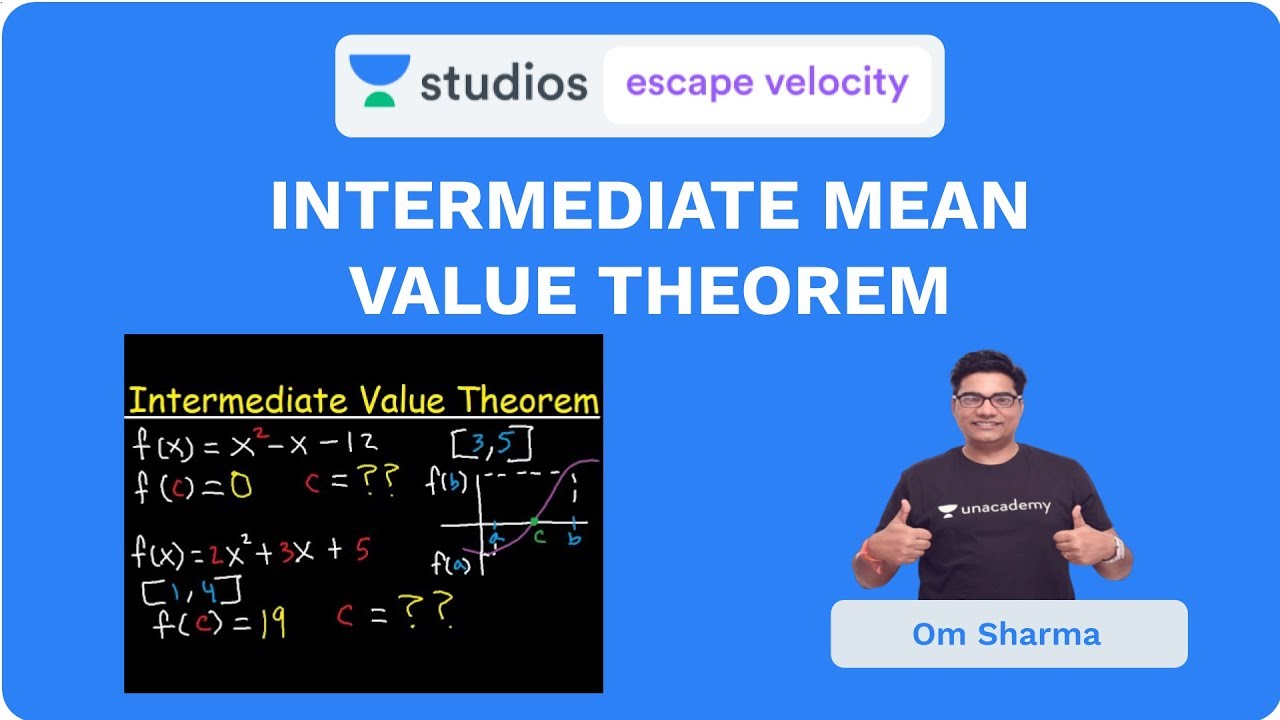Intermediate Mean Value Theorem Om Sharma YouTube Intermediate Mean Value Theorem Om Sharma YouTube