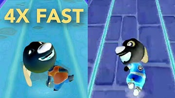 INVERT 4X Fast Talking Tom And Friends Talking Hank VS Kung Fu Hank ¿ Best Funny ?