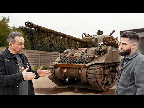 David a restauré un Sherman Firefly, le TUEUR de TIGRE