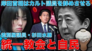 統一教会と自民党。政教分離せよ！反カルト法を作れ！その障害となるのは杉田水脈と萩生田光一。安倍晋三は戦前の亡霊に取り憑かれていた。日本の闇。元朝日新聞・記者佐藤章さんと一月万冊