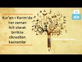 Kur’an ı Kerim’de her zaman ikili olarak birlikte zikredilen kavramlar