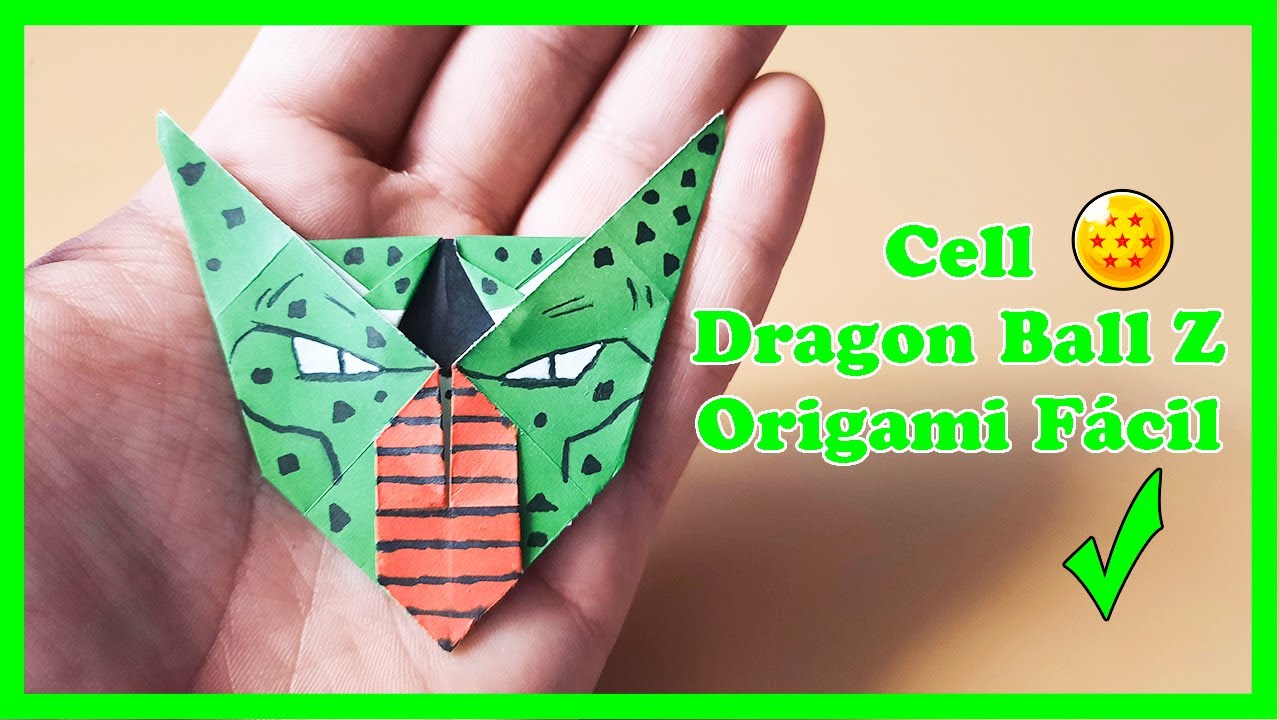 ▷ Cell | Origami de Dragon Ball | Papiroflexia FÁCIL✓ - YouTube