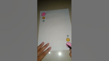 diy easy and simple border design aesthetic border | #craftyhub #borderdesign #shortvideo