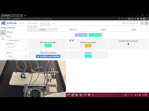 ALIVEIoT - Démonstration Lumière Connectée