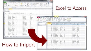 How to Import Excel Into Access - access to excel: how to import access data (table) into excel