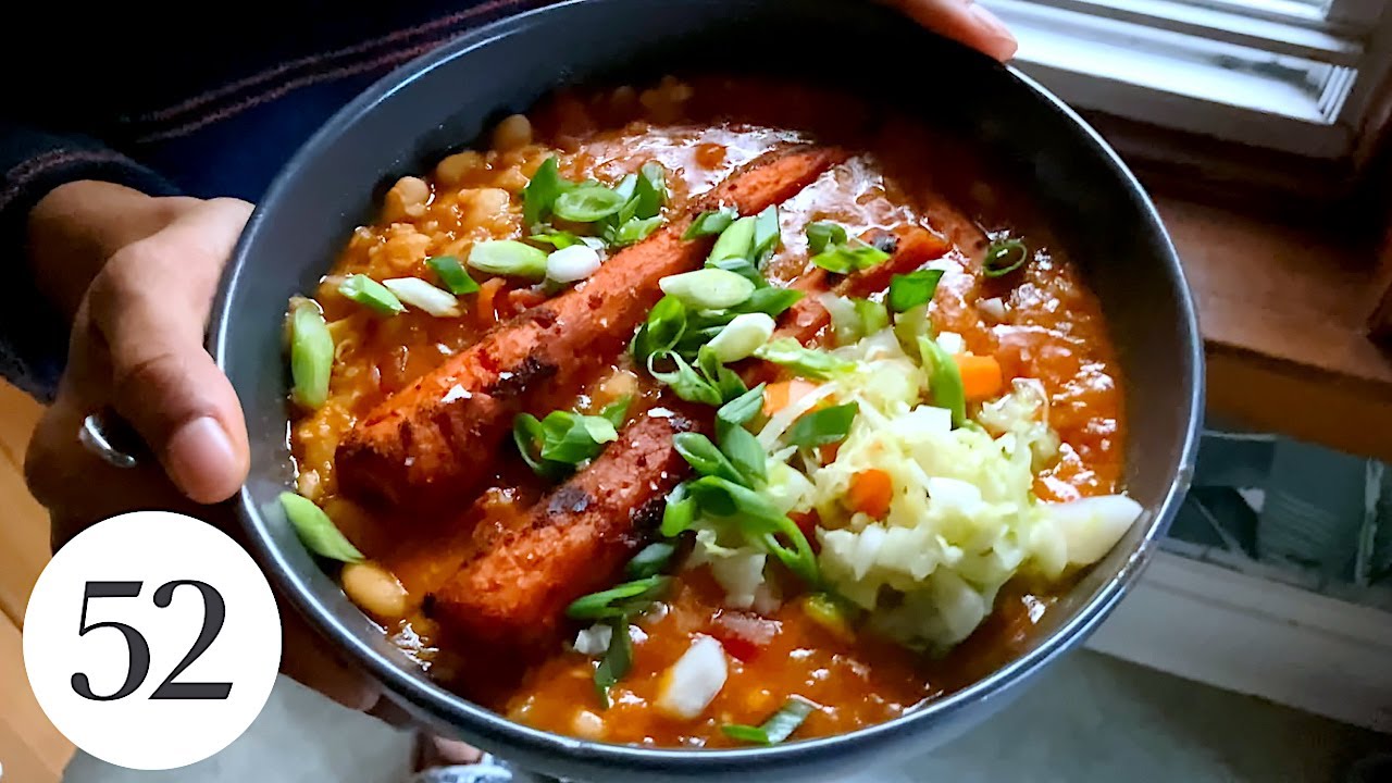 Barbecue Carrots with Slow-Cooked White Beans | Brinda Cooks the Books | Food52