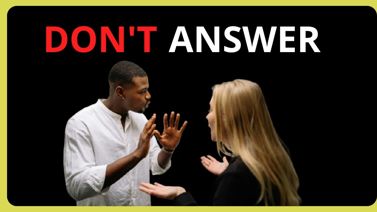 Never answer these 5 questions — This is how manipulation begins.