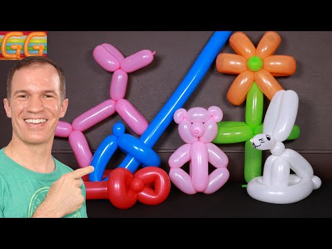 Video: Cómo Hacer Figuras De Globos