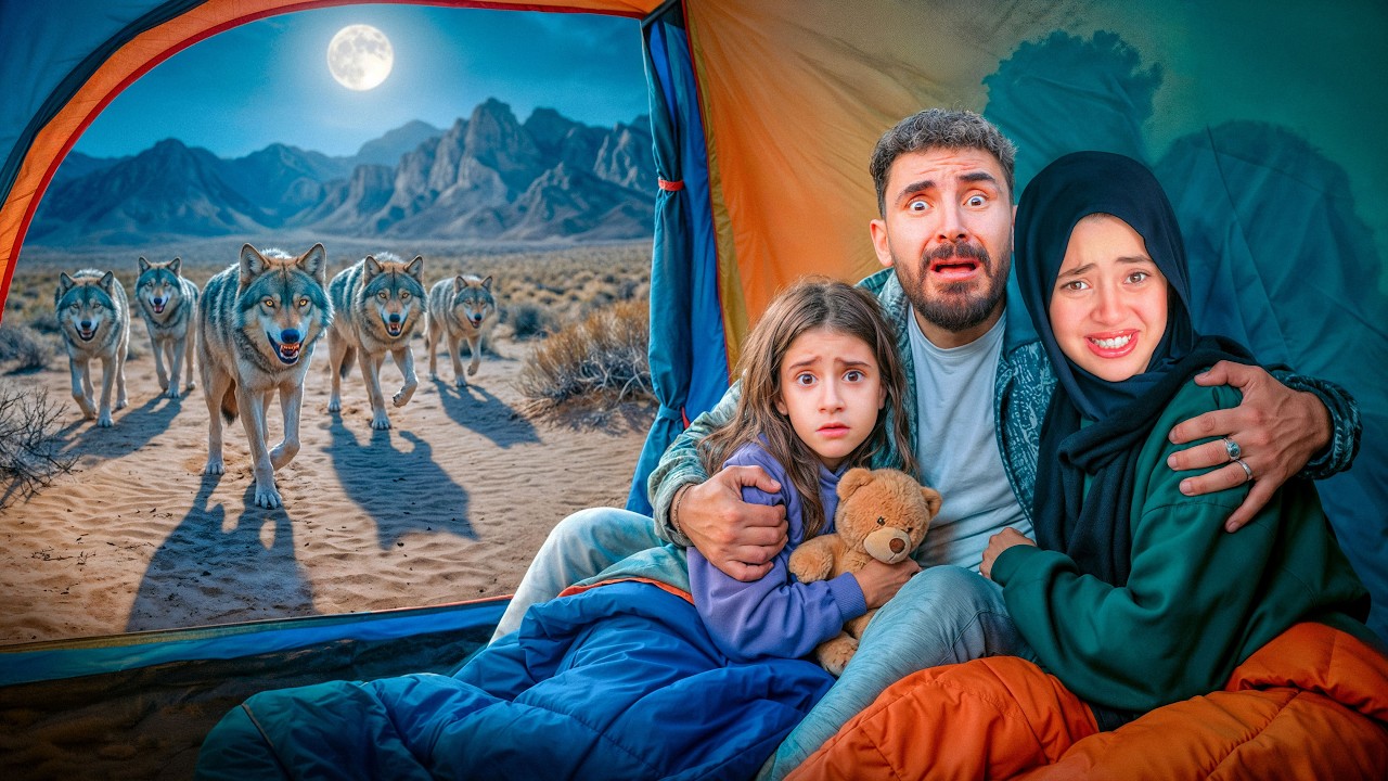 خيمنا بالصحراء والغابة المهجورة لمدة 7 أيام ! هاجمتنا كائنات مخيفة😱!!