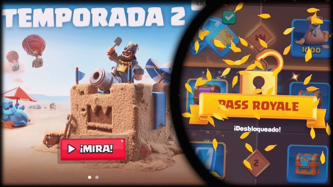 clash royale update ¡¿ VALE LA PENA EL NUEVO PASE DE BATALLA DE LA SEASON 2 ?! - Clash Royale - WithZack