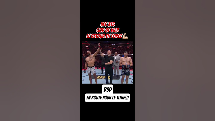 UFC 315 - Benoît ST-DENIS vs Kyle PREPOLEC (résultat du combat)