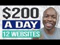 Want to GET PAID? 12 Websites To Make $200 A DAY For Beginners That Is Working NOW!
