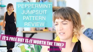 In The Folds 'Peppermint Jumpsuit' Pattern Review | PLUS 'burrito method' my way!