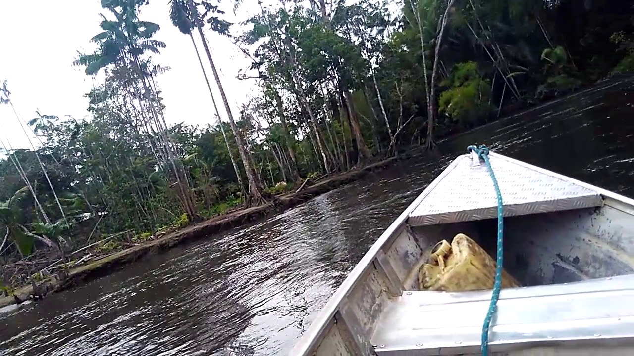 Chegando no lontra da pedreira de lancha voadeira - YouTube