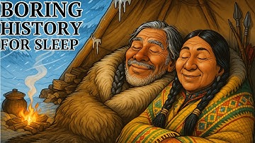 How Did Native Americans Sleep in Teepees During BRUTAL SNOWSTORM | 3 Hours of Relaxing History