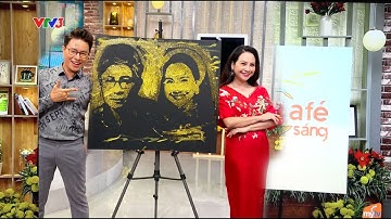 Họa sĩ  tranh cát Nguyễn Tiến trên VTV 3