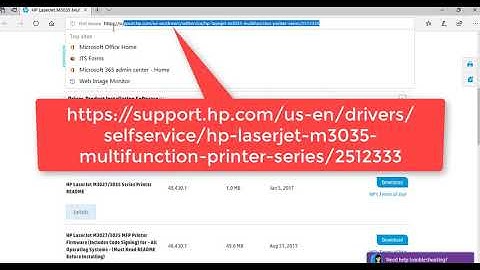 Firmware Update HP MFP 3035