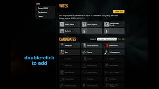the Quick Guide to Quick CSM21 Voting