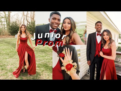 maroon and black prom dress