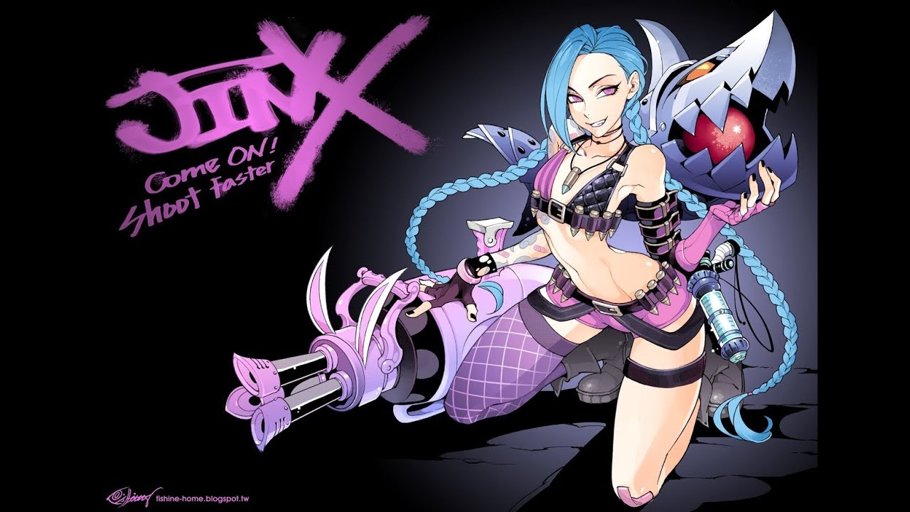 Jinx Come On Shoot Faster Nightcore - Jinxed Theme - League of Legends - YouTube