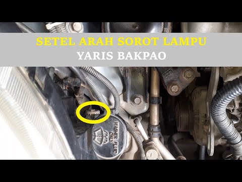 Video: Bagaimana cara mengatur ulang lampu yang diperlukan pada Toyota Yaris?