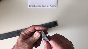 BlackDiamond Squeegee Types of Rubber