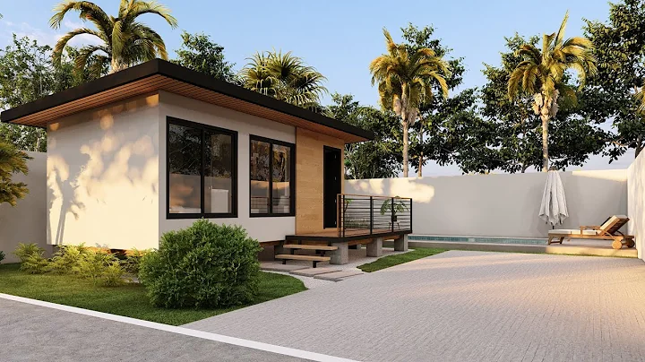 (3x6 Meters) Tiny House Design | Small 1 Bedroom Cabin House