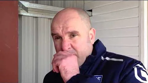 Neil Young post match Colwyn Bay