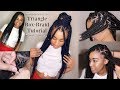 BEST TRIANGLE BOX BRAID TUTORIAL *CLOSE UP & PARTING TIPS