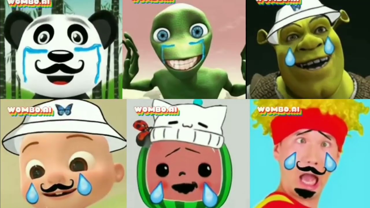 Cocomelon & Shrek & D Billions and Alien Dance| Crying | Tunak Tunak Tun