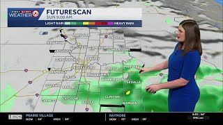 More rain & cool temperatures the next several days in KC