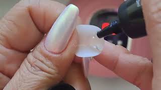 How to Apply Toe Nail Extensions - Fake Toe Nails - Toe Fake Nails Using Solid Nail Tips Gel 2023 screenshot 5