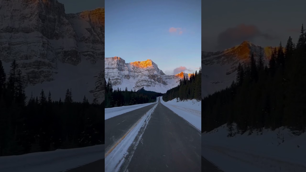 Icefields Parkway from Banff to Jasper. Most beautiful road-trip in the world. 