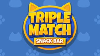 Cat Snack Bar : Triple Match (by Treeplla) IOS Gameplay Video (HD) screenshot 1