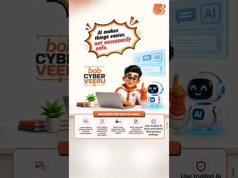 AI Safety Tips | bob Cyber Veeru | Bank of Baroda