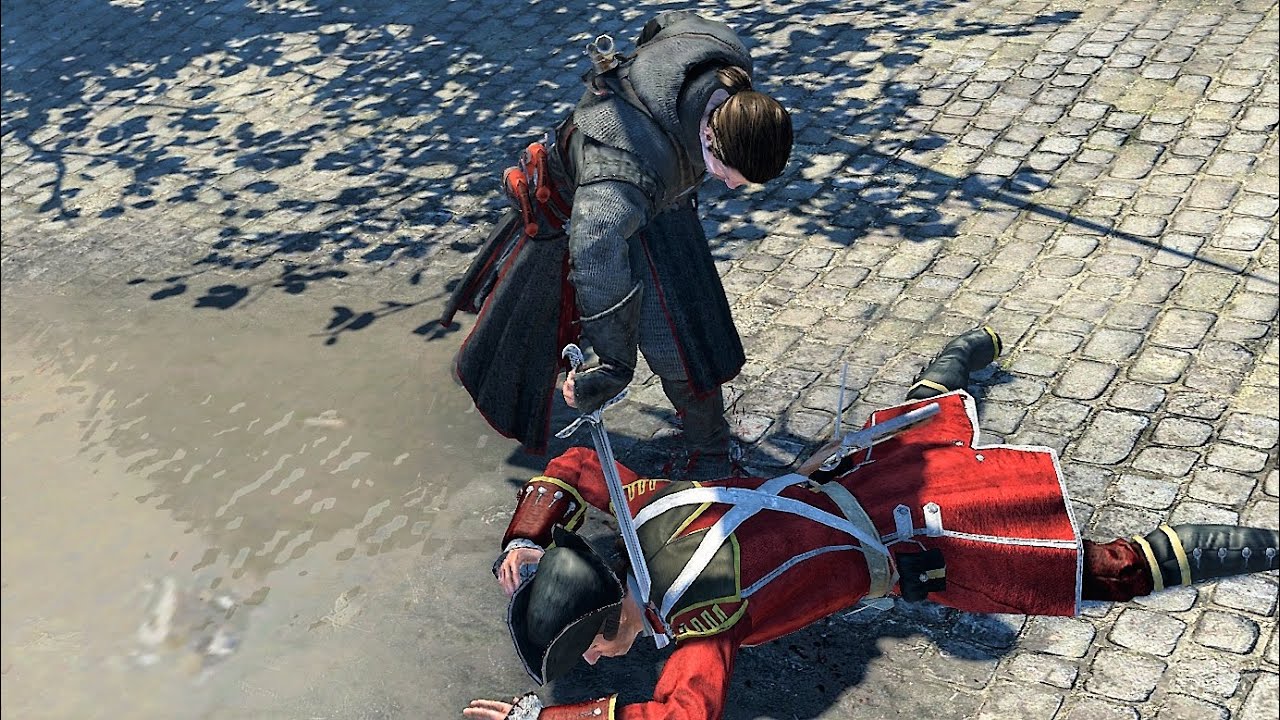 Assassin's Creed Rogue One Handed Sword Mod Combat Free Roam In New York Pc Gameplay