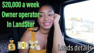 We Make $20k this Week - LandStar TRUCK DRIVER , OWNER OPERATOR, all loads details,  over the road