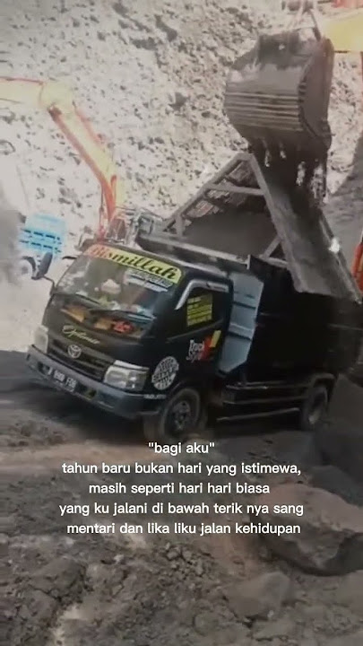 story wa sopir truk versi tahun baru