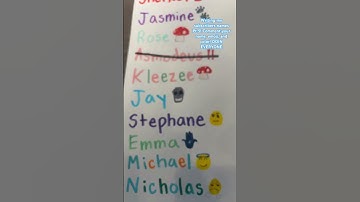 Writing my subscribers names Pt.5! Comment your name, emoji, and color! #shorts #subscribers #draw